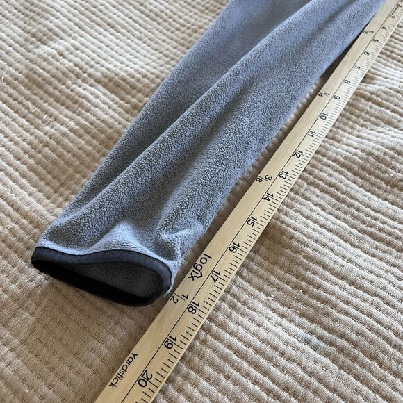 The North Face Fleece Pullover Sweater 1/4 Snap Button Mens Medium Gray Outdoor - Picture 10 of 12